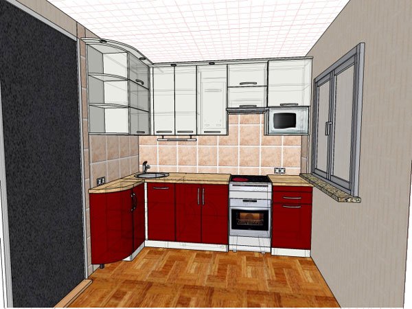 Подбор вариантов дизайна для маленькой кухни 5.5 квадратов в хрущевке (+56 фото)