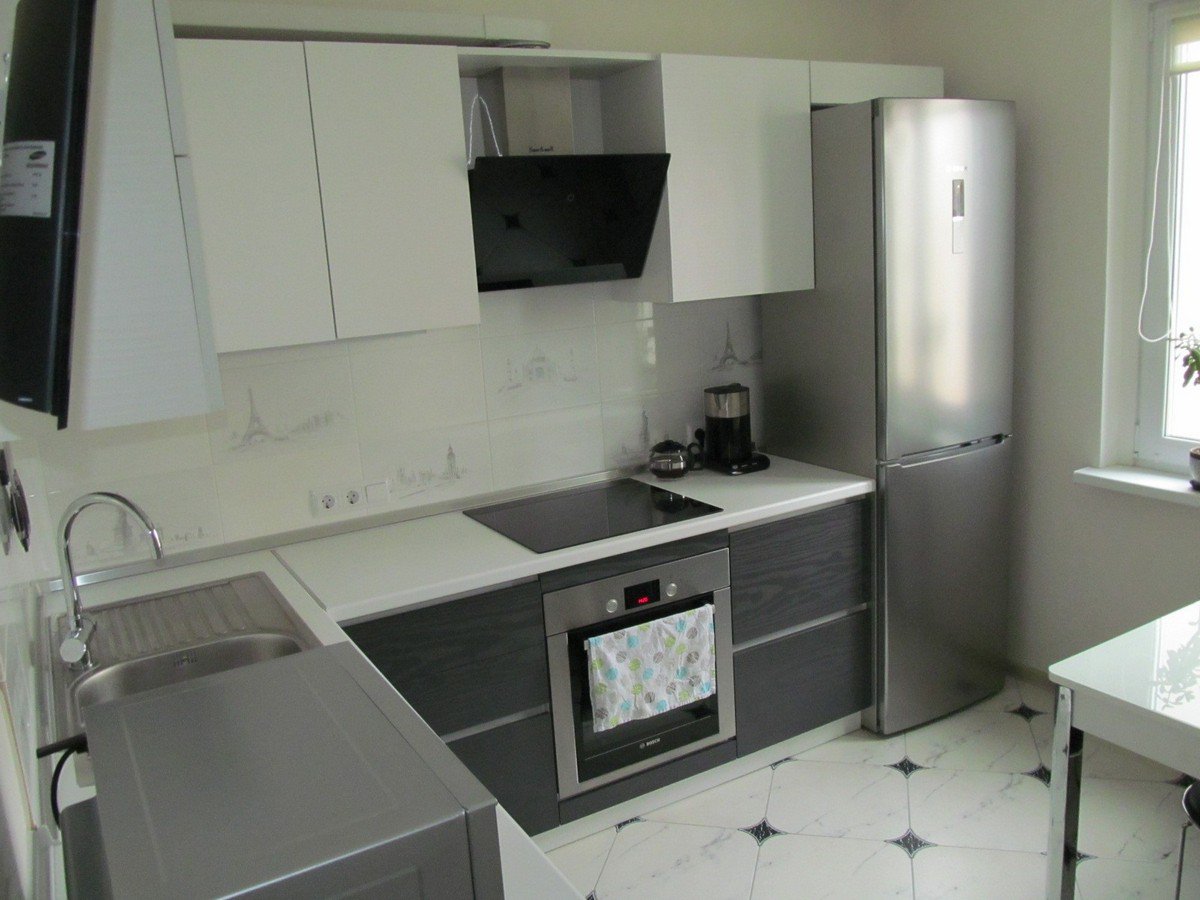Дизайн современной планировки кухни 11 кв. метров