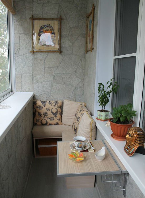 Кухня на балконе: примеры дизайна и 36 фото