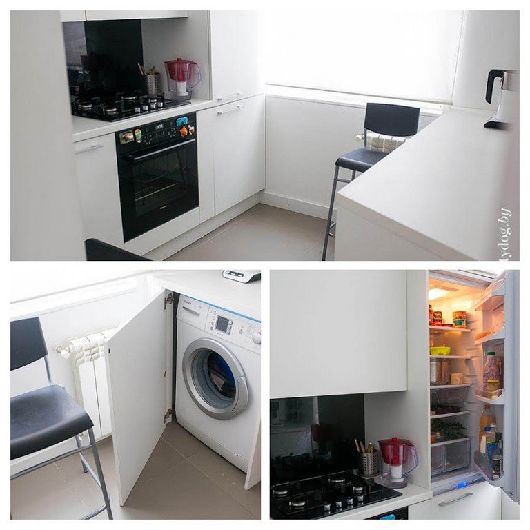 Дизайн кухни 6 кв м с холодильником 33 фото варианты оформления интерьера кухни 6 квадратных метров интересные проекты
