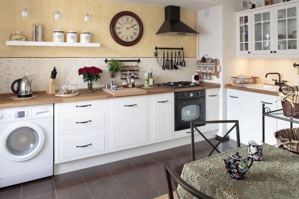 Стиральная машина на кухне в интерьере (42 фото) - красивые картинки и HD фото