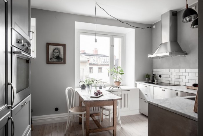 Кухня в скандинавском стиле эстетика в сочетании с комфортом